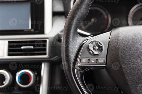 Steering wheel with control buttons. 13226282 Stock Photo at Vecteezy