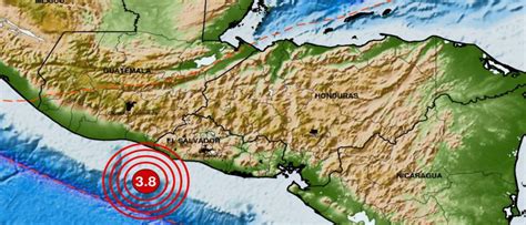 Sismo De Sacude Parte Del Territorio Salvadore O Esta Tarde De