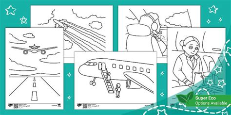 My First Flight Colouring Pack Teacher Made Twinkl