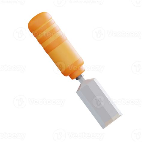 3d Illustration Chisel 24984810 Png