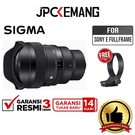 Jual Sigma 14mm F1 4 For Sony E Fullframe DG DN Art Sigma 14 Mm F 1 4