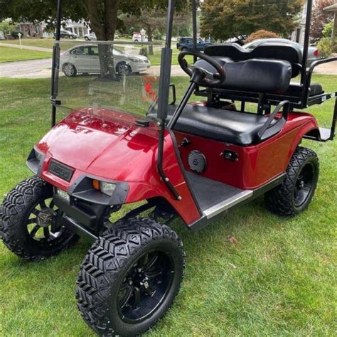 Red 2010 Ezgo Txt Gas Golf Cart Premium Quality Golf Cart Inc