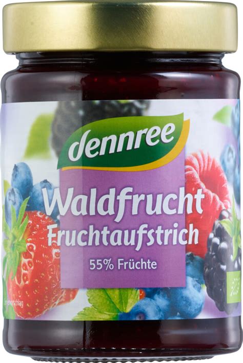 Dennree Bio Fruchtaufstrich Waldfrucht X G Online Kaufen