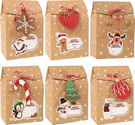 Colofalla St Cke Weihnachten Kraftpapier Box Geschenkbox Klein