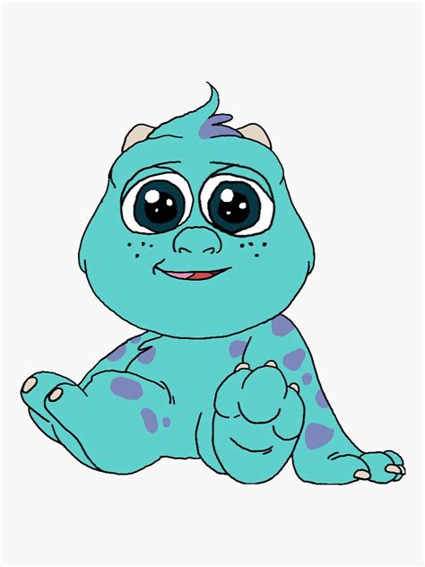 Baby Sully Sticker For Sale By Emus Redbubble