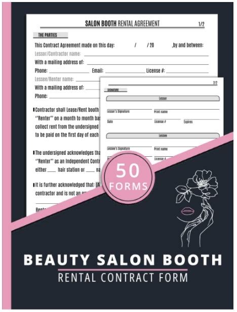 Salon Booth Rental Agreement Template