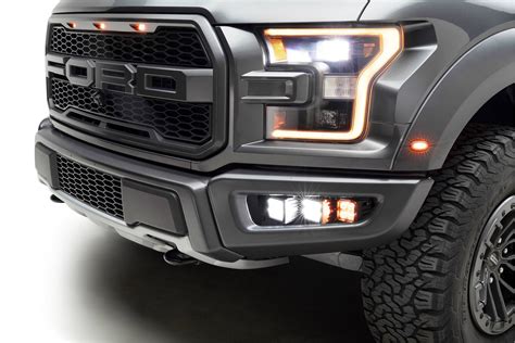 Ford F Raptor Front Bumper Oem Fog Amber Led Kit With