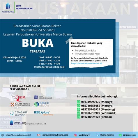 Info Perpustakaan Universitas Mercu Buana Fakultas Desain Dan Seni