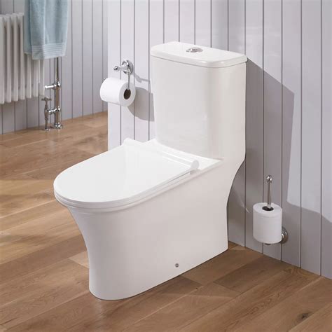 Ortonbath High Efficiency New Design One Piece Elongated Toilet Dual