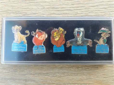 COFFRET 5 PINS Le Roi Lion État neuf Walt Disney EUR 24 00