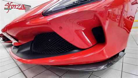 Ferrari F Carbon Winglet Spoilers Front Bumper Tributo Spider