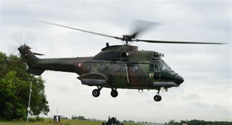 Helikopter Super Puma H 3211 TNI AU Berhasil Evakuasi Kapolda Jambi