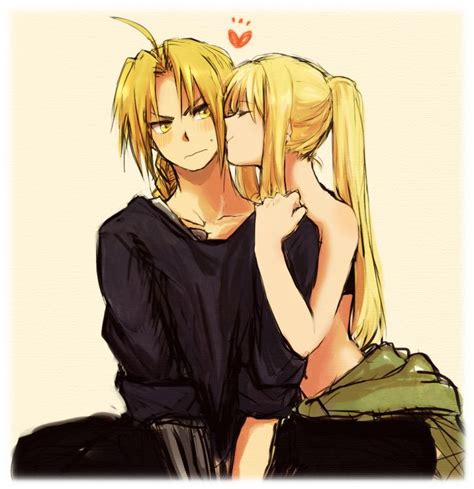 Tags Anime Fullmetal Alchemist Winry Rockbell Edward Elric Pixiv