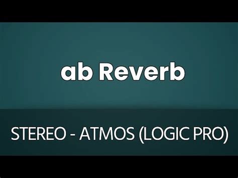 Ab Reverb Audio Brewers Ab Reverb Audiofanzine