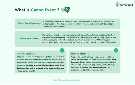 What Canon Event Is Definition Trend And Examples