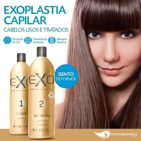 Exoplastia Capilar Exo Hair Selagem X Litro Brinde