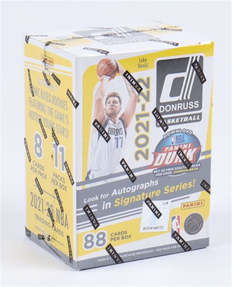 2021 22 Panini Donruss Basketball Blaster Box With 11 Packs Pristine Auction