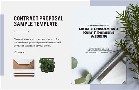 Contract Proposal Sample Template in Pages, Word, PDF, Google Docs ...