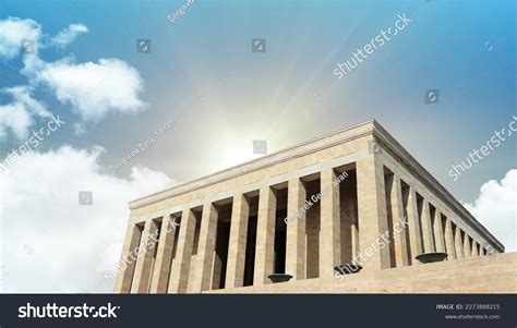 Anitkabir Ankara Mustafa Kemal Ataturks Mausoleum Stock Photo