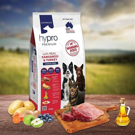 Hypro Premium Working Dog Kangaroo And Turkey Adult Dog Food 20kg Pet