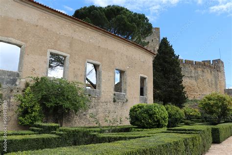 Convento De Christo Kloster Und Burg Tomar Portugal Stock Photo