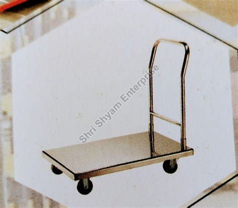 Stainless Steel Push Cart Trolley Style Modern Feature Durable