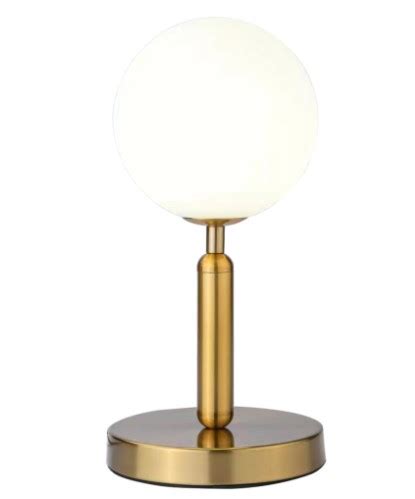 Luminária de Mesa Abajur Globo Dourado 32cm 1G9 Paris Luz Loja online