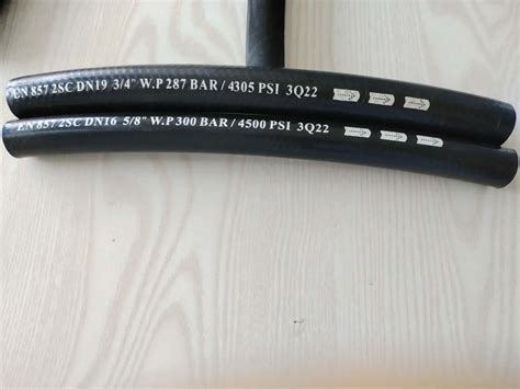 Super Factory Din En Sc Synthetic Rubber Wire Braided Hydraulic