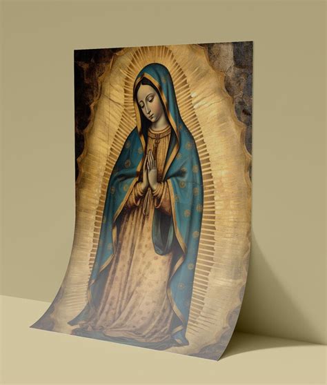 Virgen De Guadalupe Poster Lady Of Guadalupe Virgin Mary Apparition