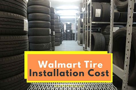 Walmart Tire Installation Tpms