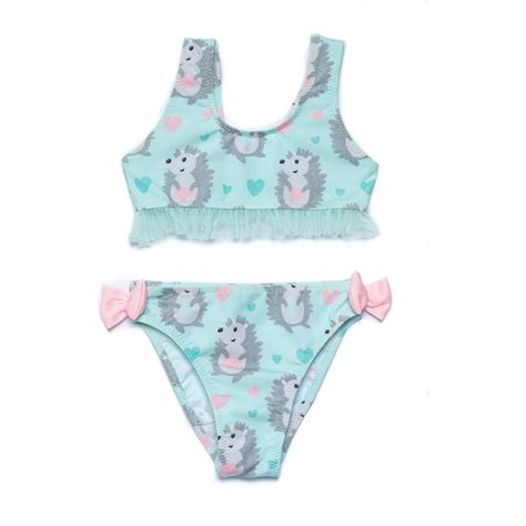 Παιδικό Μαγιό TORTUE Κορίτσι Bikini Σκαντζόχοιρος GLAMI gr