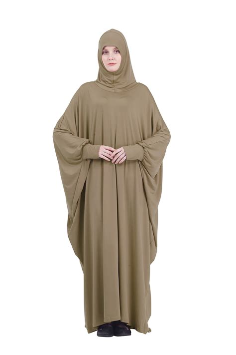 Hooded Abaya Muslim Women Long Maxi Dress Islamic Prayer Robe Kaftan Jilbab Arab Ebay