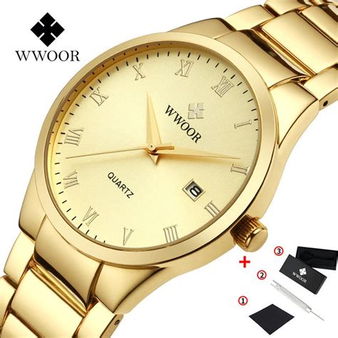 Wwoor Men Watch Top Luxury Waterproof Casual Business 8830 Shopee