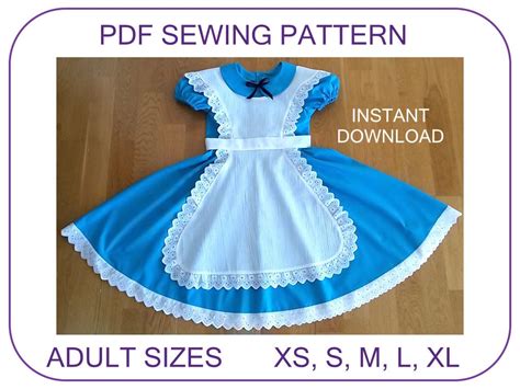 46 Alice In Wonderland Dress Pattern Simplicity Alexandreriyaan