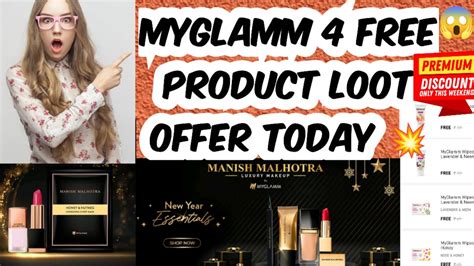 Myglamm 4 Free Product Free Latest Offer Today Myglamm Loot