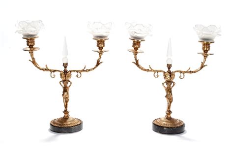 Lot PAIR OF FIGURAL BOUDOIR LAMPS