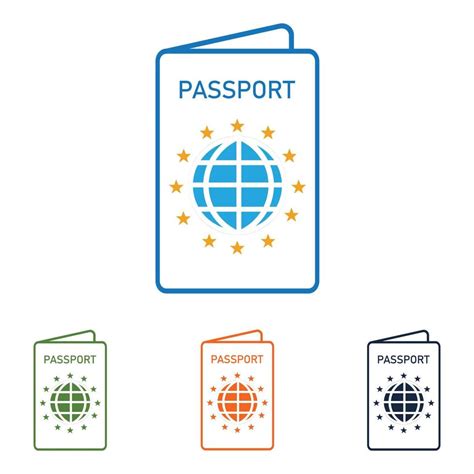 Passport Icon Vector 6688175 Vector Art At Vecteezy