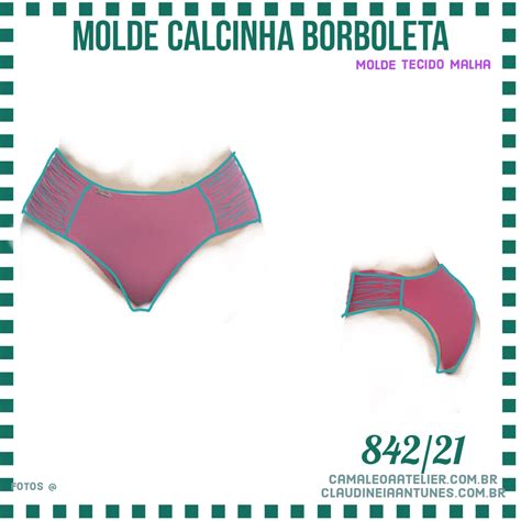 Molde Calcinha Borboleta Camaleoa Atelier De Costura