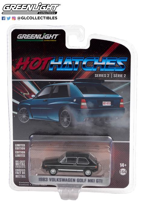 GL63020D 1 64 1983 Volkswagen Golf Mk GTI Black Model Tech Hobbies