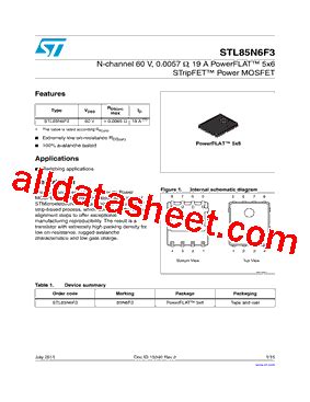 Stl N F Datasheet Pdf Stmicroelectronics