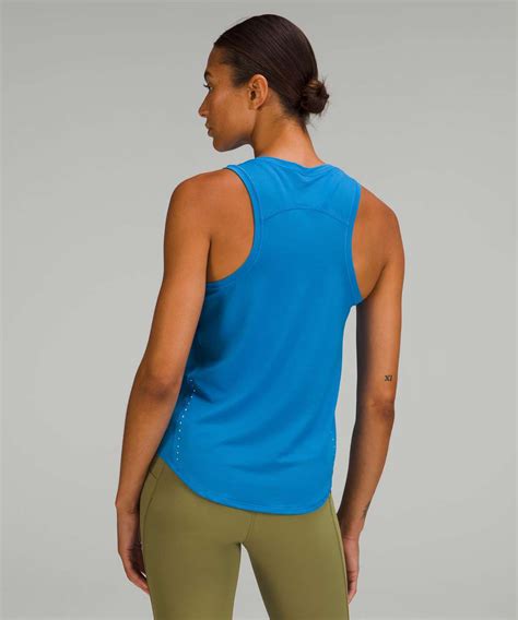 Lululemon High Neck Running And Training Tank Top Poolside Lulu