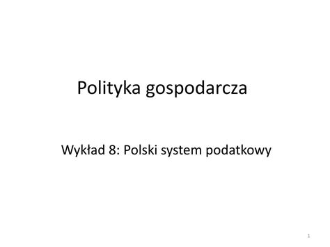 Ppt Polityka Gospodarcza Powerpoint Presentation Free Download Id