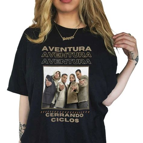 Aventura Tour 2024 Shirt Cerrando Ciclos T Shirt A4895tshirt Black