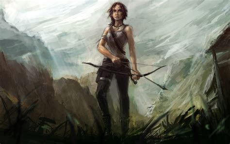 4k 5k Tomb Raider Tomb Raider 2013 Archers Warriors Lara Croft Torch Hd Wallpaper Rare