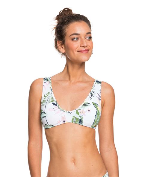 Góra od bikini Roxy Bloom Separate Elongated w kwiaty M Roxy Moda