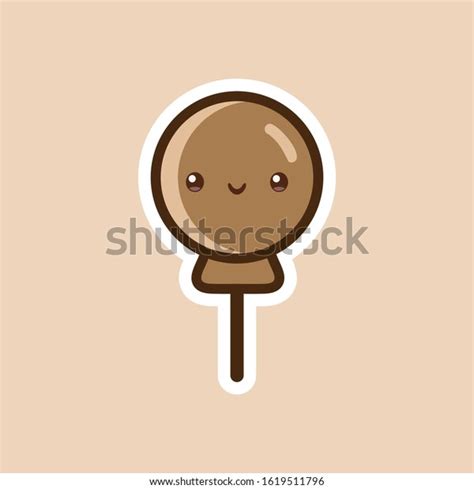 Cute Cartoon Logo Chocolate Flavored Lollipops Stock Vector (Royalty Free) 1619511796 | Shutterstock