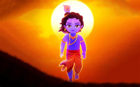 Lord Krishna Illustration wallpaper | other | Wallpaper Better