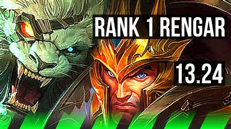 RENGAR Vs J4 JNG Rank 1 Rengar 73 Winrate 6 Solo Kills 17 4 8