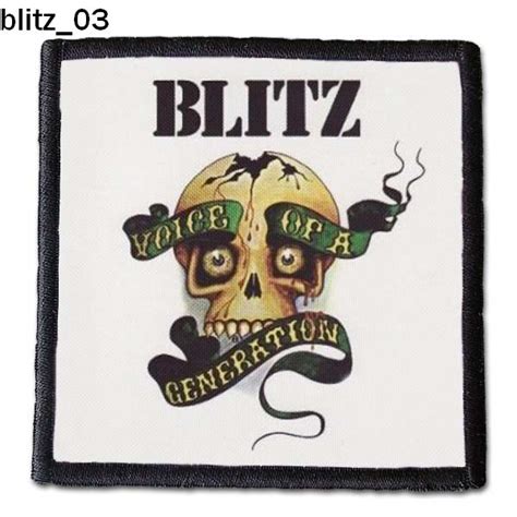 Blitz 03 Small Printed Patch King Of Patches