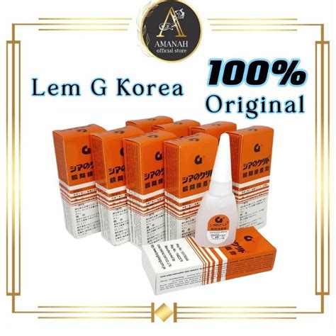 Jual Lem G Korea Original Lem Setan Serbaguna Power Glue Cair